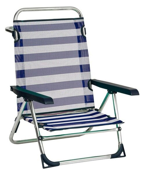 Beach Chair Alco 1 Aluminium Multi-position Foldable 79,5 x 59,5 x 56 cm (79,5 x 59,5 x 56 cm)