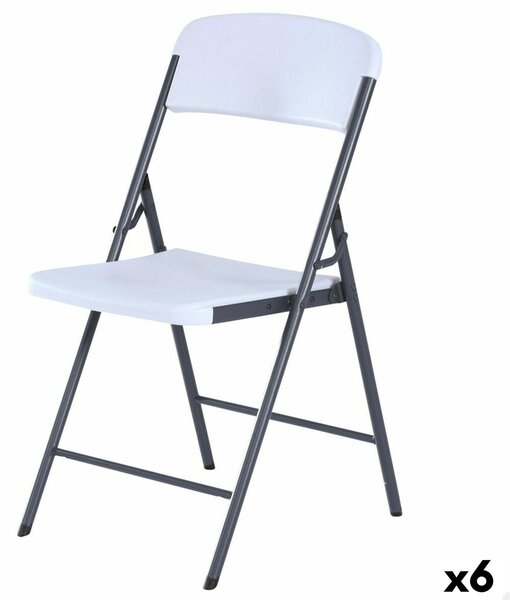 Folding Chair Lifetime White 47 x 84,5 x 48 cm (6 Units)