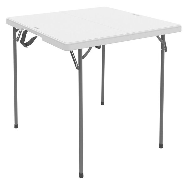 Folding Table Lifetime White Steel Plastic 94 x 74 x 94 cm