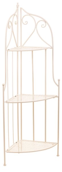 Corner Shelves Alexandra House Living White Metal Iron Ironwork 30 x 38 x 30 cm