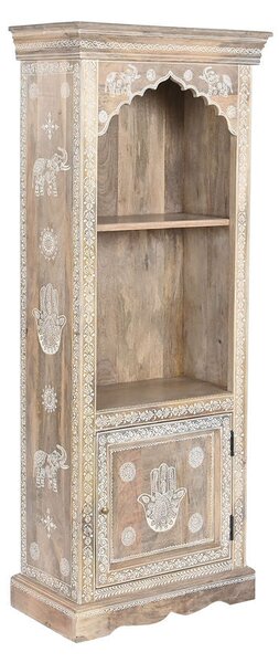 Bookshop DKD Home Decor Blue White Multicolour Natural Mango wood MDF Wood 61 x 30 x 152 cm