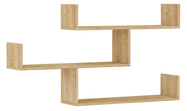 Shelve Alexandra House Living Oak Wood MDP 119 x 67 x 22 cm