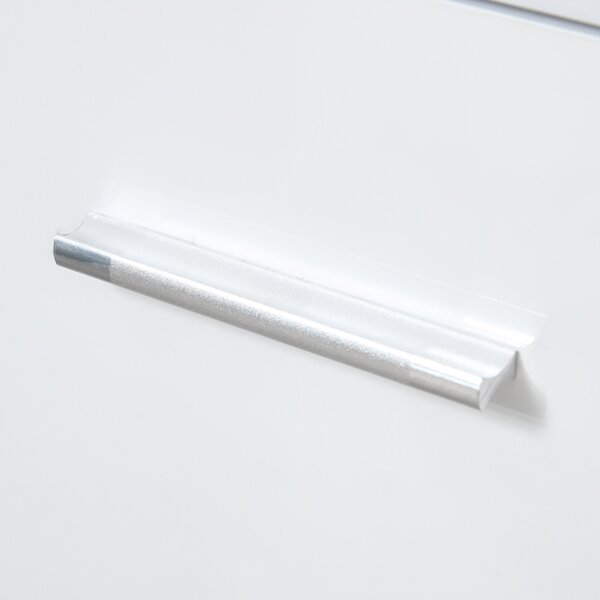 HOMCOM Modern Sideboard, High Gloss, Living room sideboard, 71x35x76 cm, Ample Storage Space, White Aosom UK