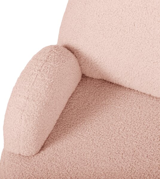 AIYAPLAY Kids Sofa Kids Armchair, Bear Shaped Toddler Chair for Bedroom Playroom Living Room, Aged 18 Months to 3 Years, Pink Aosom UK