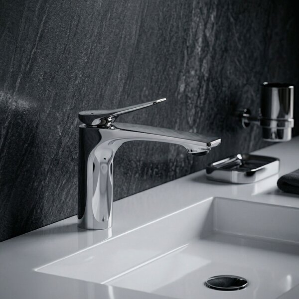 Bathroom faucet PREMIUM Rea Vision Chrome Low