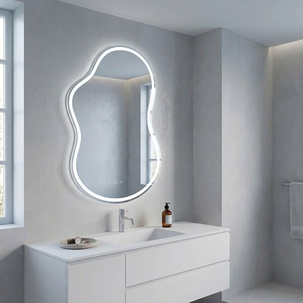 Mirror LED UNO 80x55 cm