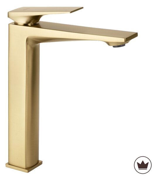 Bathroom faucet PREMIUM Rea Prime Brush Gold High