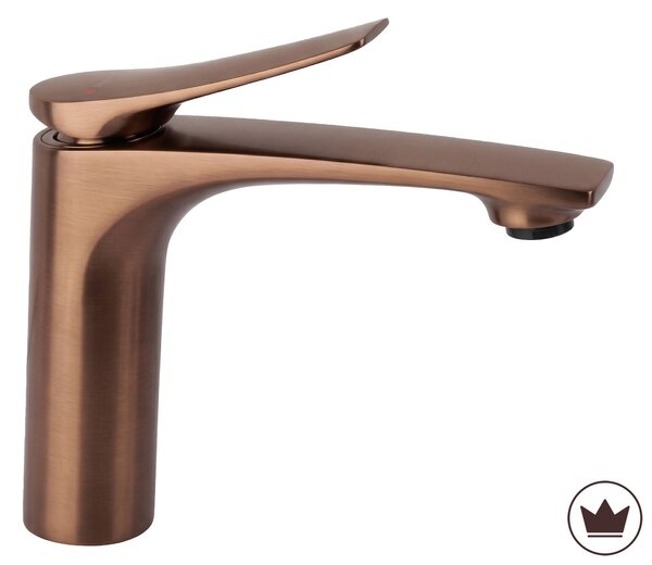 Bathroom faucet PREMIUM Rea Vision Copper Brush Low