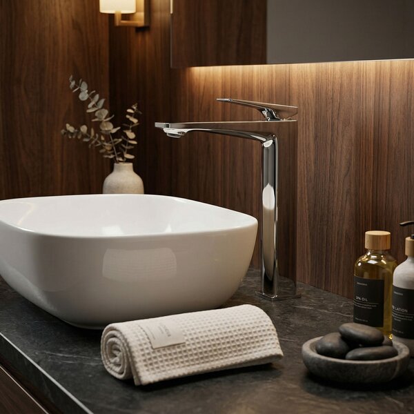 Bathroom faucet PREMIUM Rea Prime Chrome High