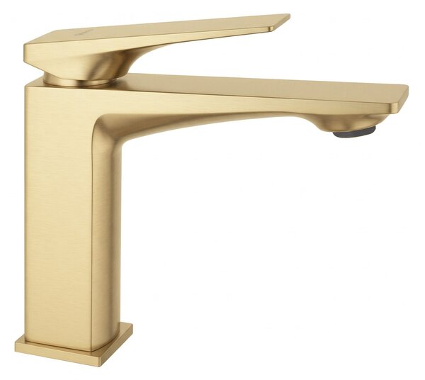 Bathroom faucet PREMIUM Rea Prime Brush Gold Low