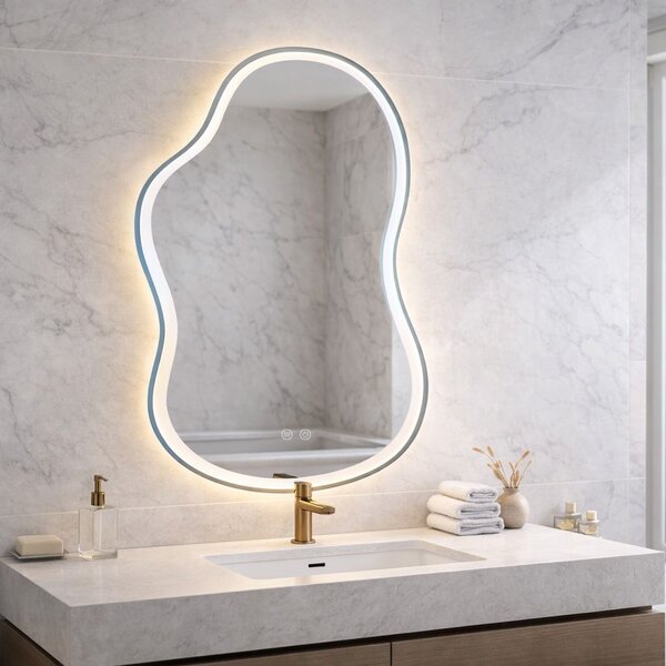 Mirror LED UNO DOUBLE 80x55 cm
