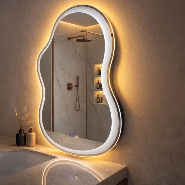 Mirror LED UNO DOUBLE 80x55 cm