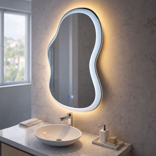 Mirror LED UNO DOUBLE 80x55 cm