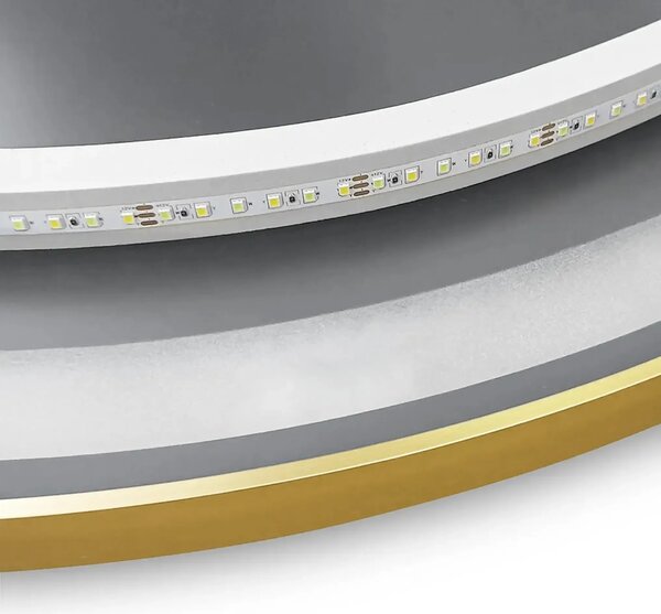 Mirror LED 50cm MMJ BRUSH GOLD