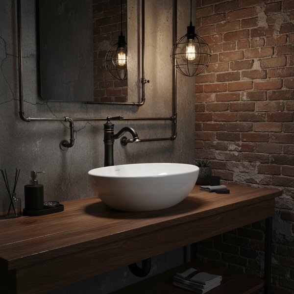 Bathroom faucet Rea Vintage Old Black High