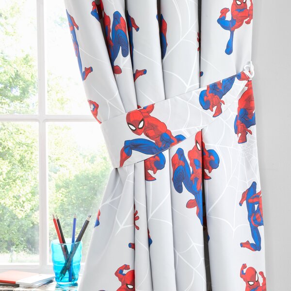 Spiderman Blackout Eyelet Curtains