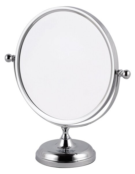 Oversized Chrome Free Standing Dressing Table Mirror