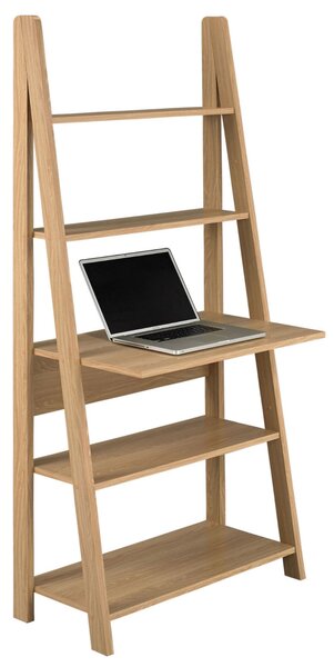 Tiva White Ladder Desk