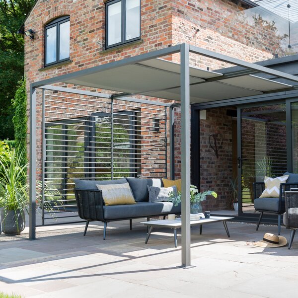 2.8m x 2.8m Sliding Roof Pergola