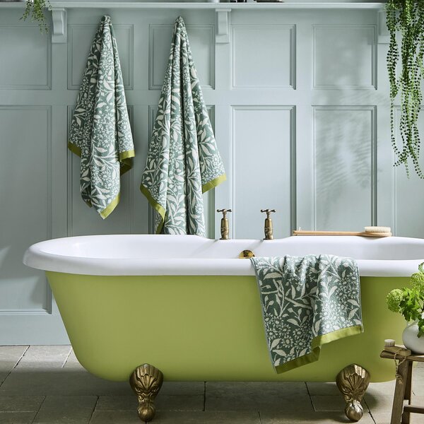 William Morris At Home Michaelmas Daisy Towel Sage