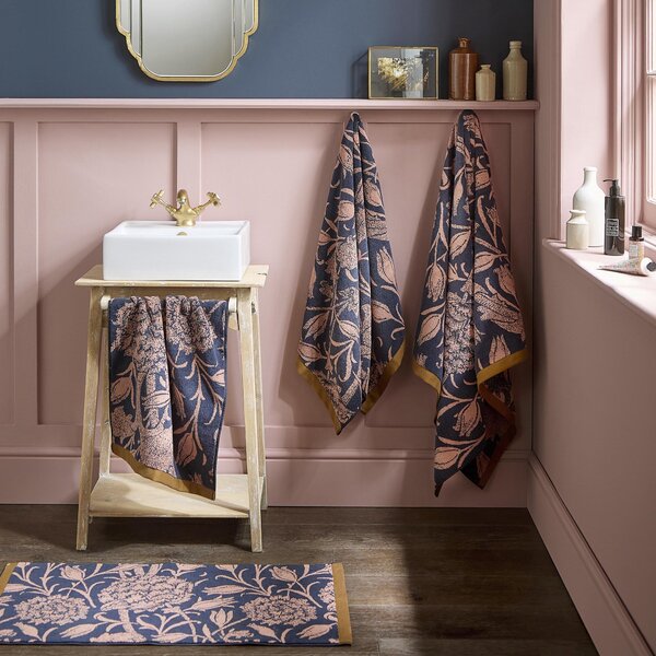William Morris At Home Wild Tulip Towel Copper
