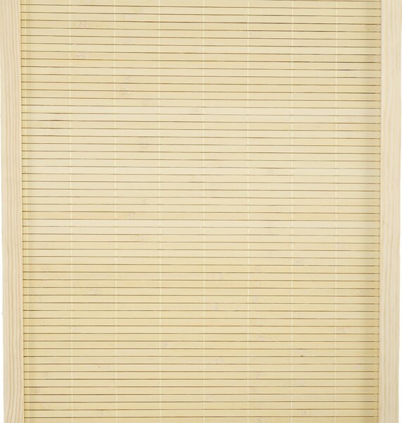 HOMCOM Room Divider, Freestanding Privacy Screen, 4 Panel Folding, 180 x 180cm, Natural
