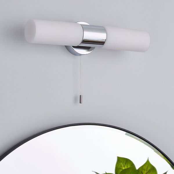 Porto Bathroom 2 Light Wall Light Chrome