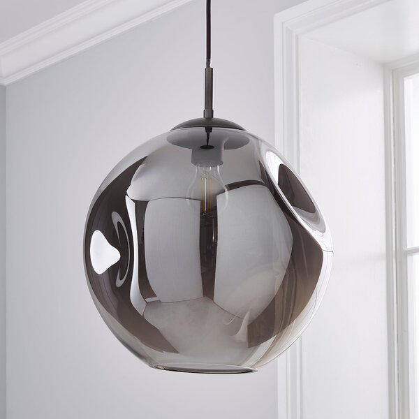 Alexis DimpIed Glass Large Pendant Light