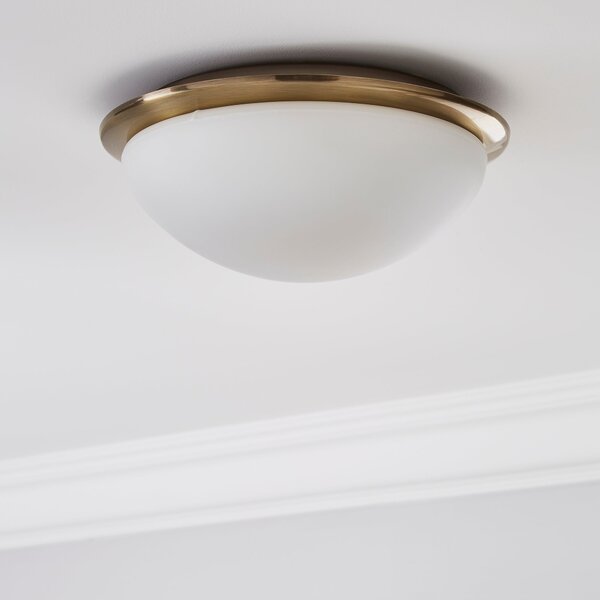 Lotto Bathroom Flush Ceiling Light