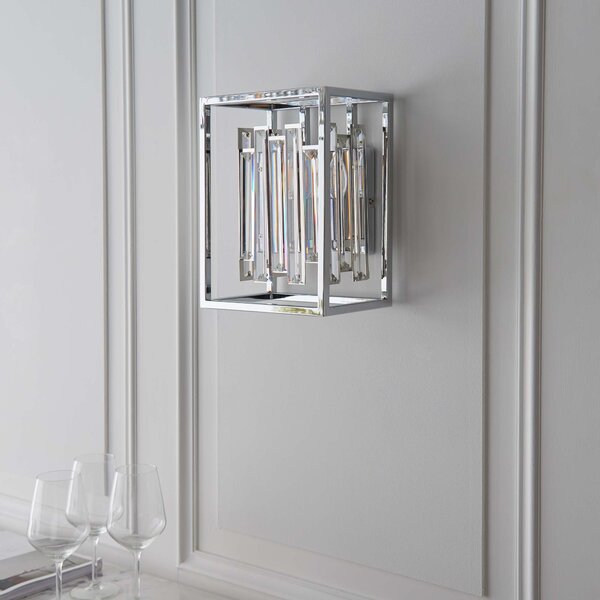 Vogue Crystal Juneau Wall Light