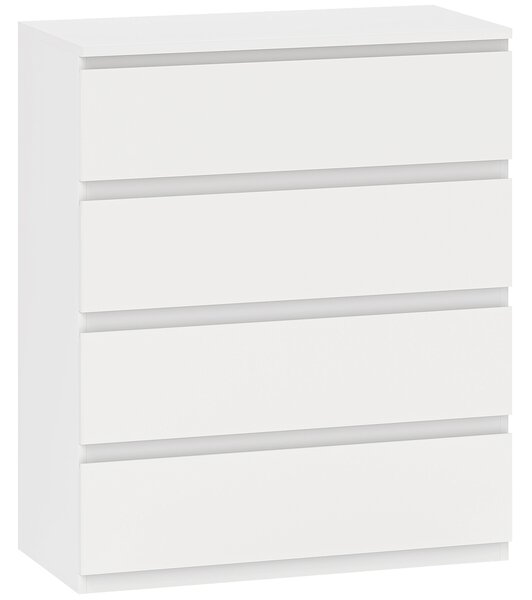 HOMCOM Chest of Four Drawers - White