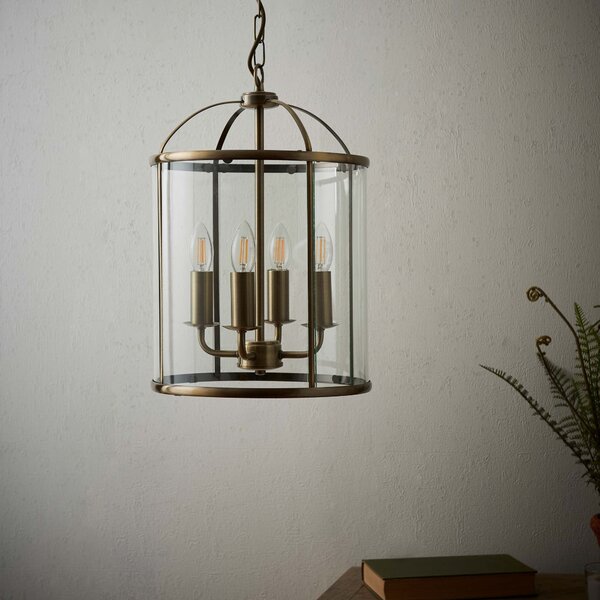 Vogue Lambeth 4 Light Glass Pendant Light