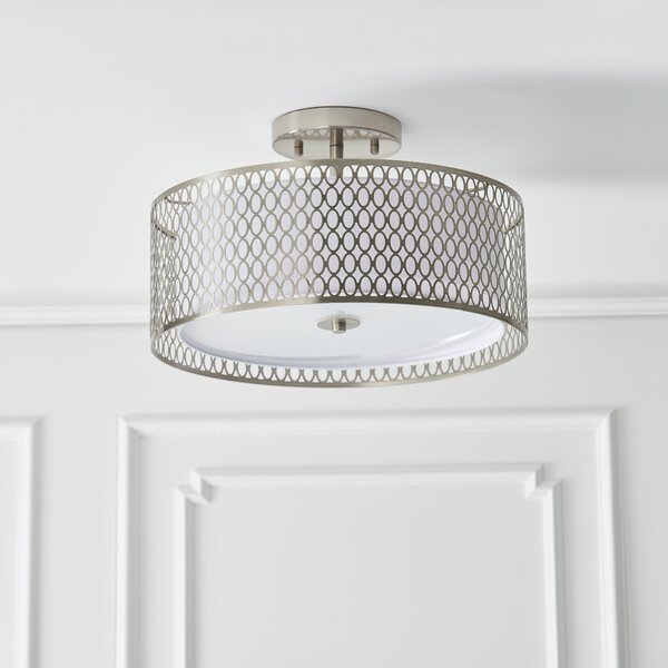 Vogue Tolna 3 Light Semi Flush Ceiling Light