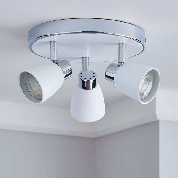 Alto 3 Light Semi Flush Spotlight