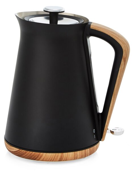 Contemporary 1.7L 3kW Matt Black Jug Kettle