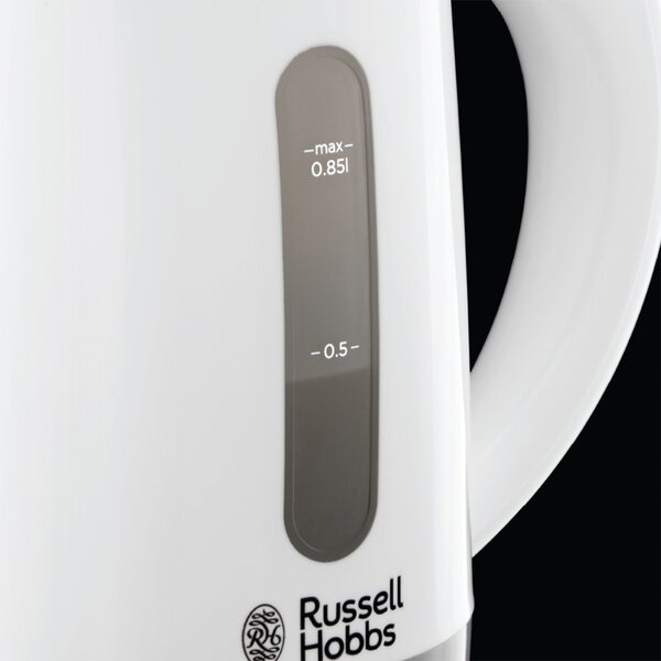 Russell Hobbs 850ml 1kW White Travel Kettle