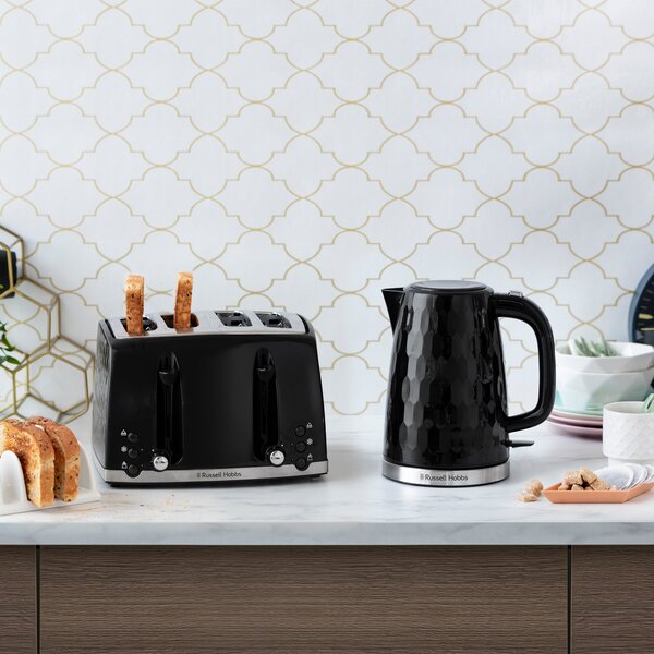 Russell Hobbs Honeycomb Kettle Black