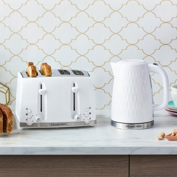 Russell Hobbs Honeycomb Kettle White