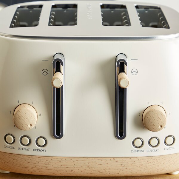 Churchgate Chilcote Country Cream 4 Slice Toaster