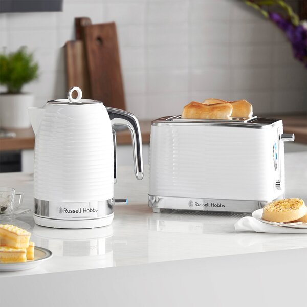 Russell Hobbs Inspire White 2 Slice Toaster