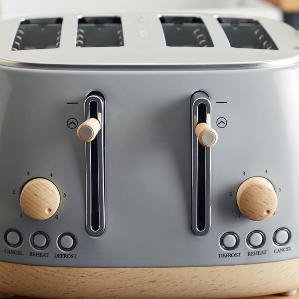 Churchgate Chilcote Country Grey 4 Slice Toaster