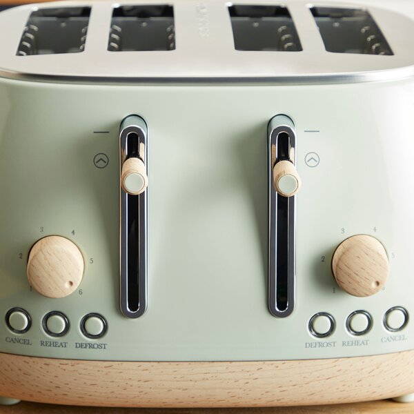 Churchgate Chilcote Country Sage 4 Slice Toaster