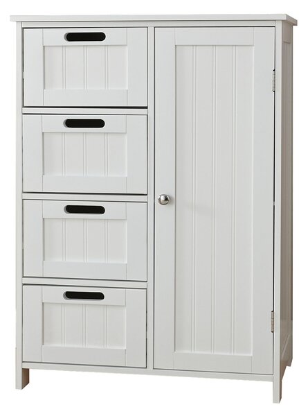 Shaker 1 Door 4 Drawer Bathroom Unit