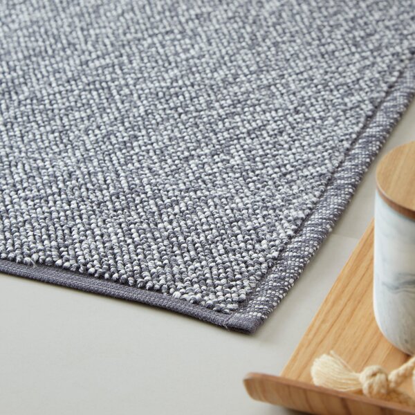 Charcoal Marl 100% Cotton Bath Mat