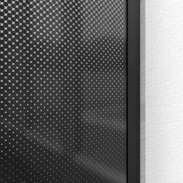 Shower screen Rea Aero Ombre Black/Black 110