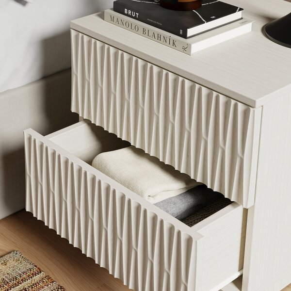 Inga 2 Drawer Bedside Table