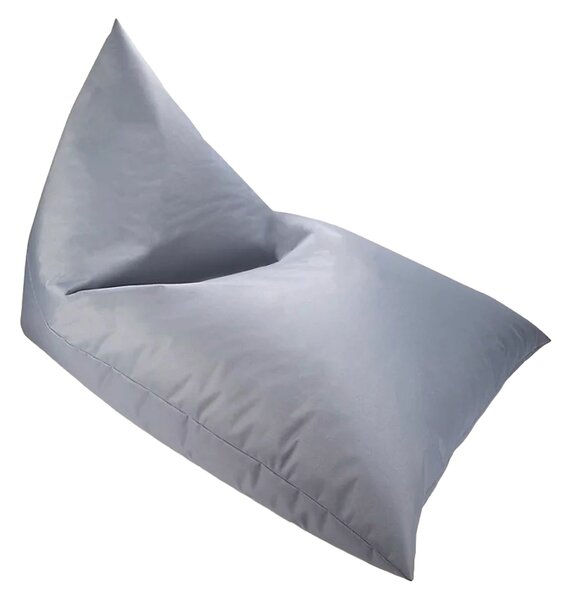 Kaikoo Large Triangle Beanbag Chair Grey