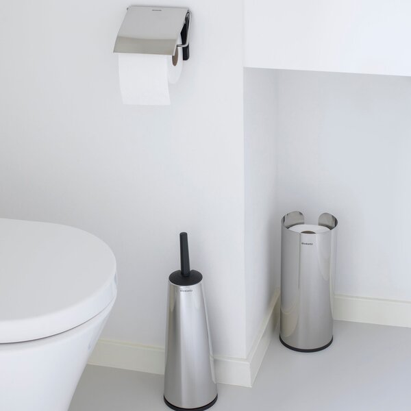 Brabantia Brilliant Steel Set of 3 Toilet Accessories