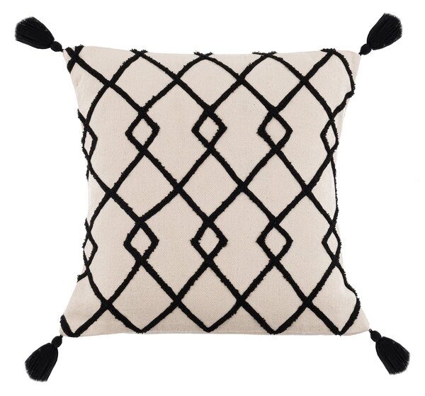 Global Trellis Tassel Cushion Cover