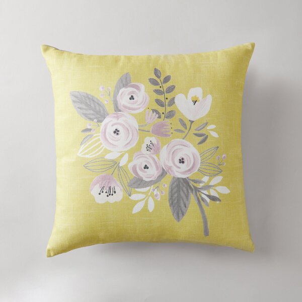 Blooms Ochre Placement Cushion